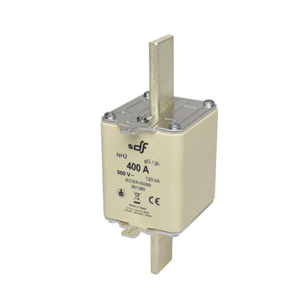 FUSIBLE NH-II 400AX500VAC ICC:120KA C/INDICADOR FALLA GL-GG 381380 DF1
