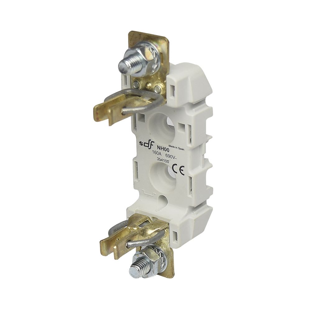 BASE PORTAFUSIBLE UNIPOLAR DE POLIESTER (ST) NH-00 160A 690VAC 354100 DF