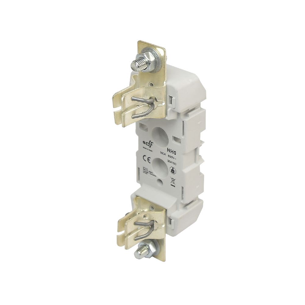BASE PORTAFUSIBLE UNIPOLAR DE POLIESTER (ST) NH-0 160A 690VAC 354160 DF