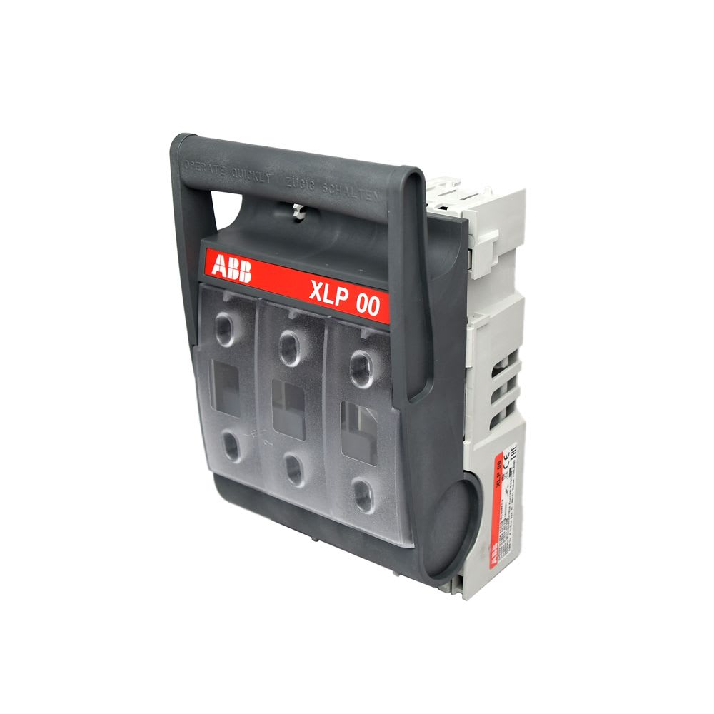 SECCIONADOR PORTAFUSIBLE TRIPOLAR HORIZONTAL 160A-500VAC NH-00 D/TERMOPLASTICO 1SEP101890R0002 ABB