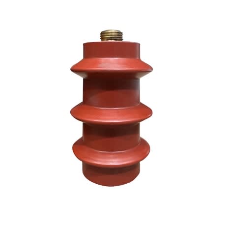 AISLADOR PORTABARRA DE RESINA 12KV PARA PARARRAYO TETRAPUNTAL FI 12/130 FARCOTEC