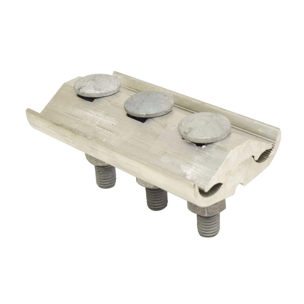 GRAPA PARALELA BIMETALICA 3 PERNOS PARA CABLE HASTA 150MM2 GPAL-80-P3 INTELLI