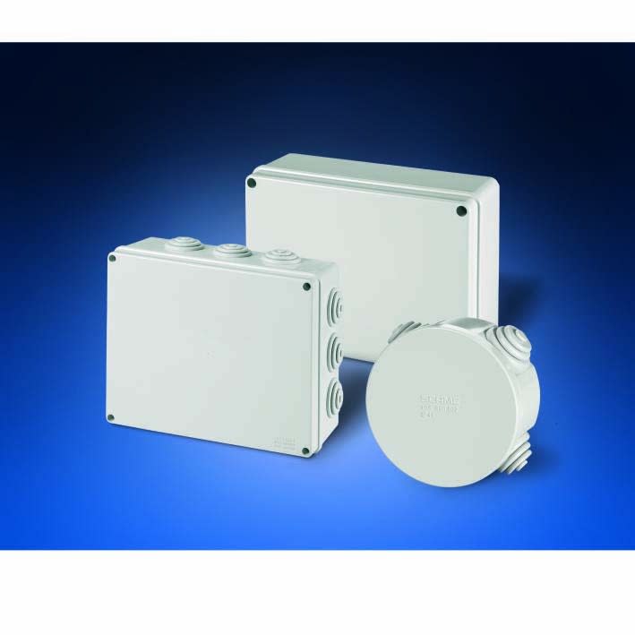 CAJA DE DERIVACION PVC 300X220X120MM CON 12 PASACABLES PG29 IP55 685.009 SCAME