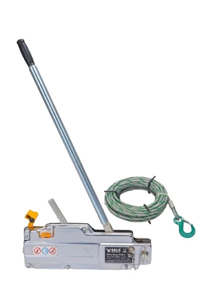 TECLE DE IZAJE Y ARRASTRE 1.60TON X 2.80TON C/CABLE 20MTS TIPO TRACTEL RWP16-20 ABLE1