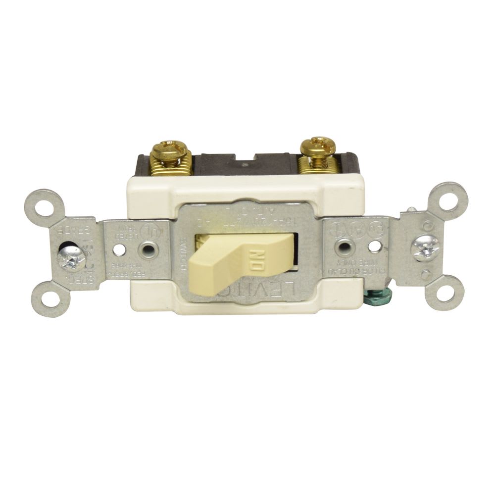 INTERRUPTOR DE PALANCA UNIPOLAR. USO COMERCIAL 15A-120/277V CSB1-15I LEVITON2