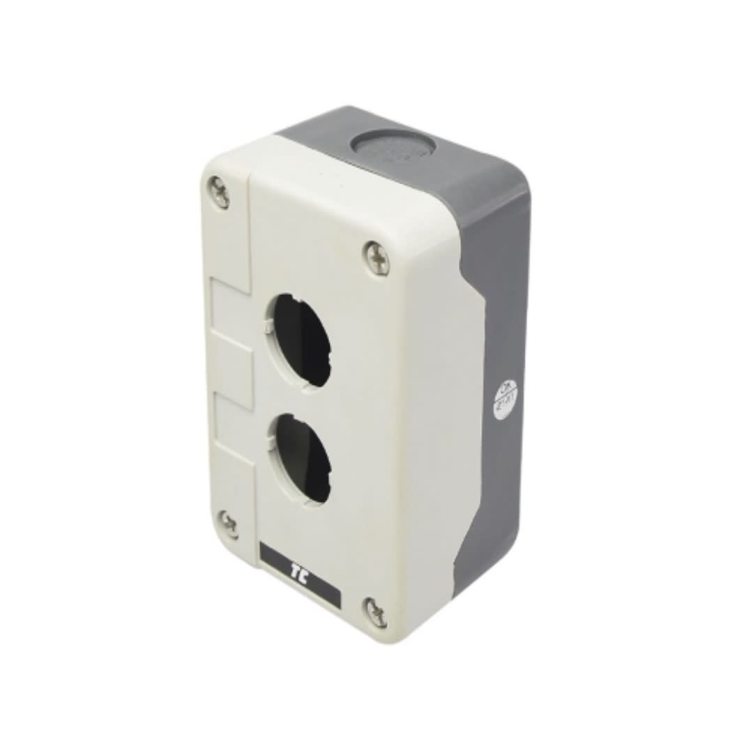 CAJA VACIA TERMOPLASTICA PARA PULSADOR DE 2 ORIFICIOS DE 22MM IP65 24202 LEGRAND1