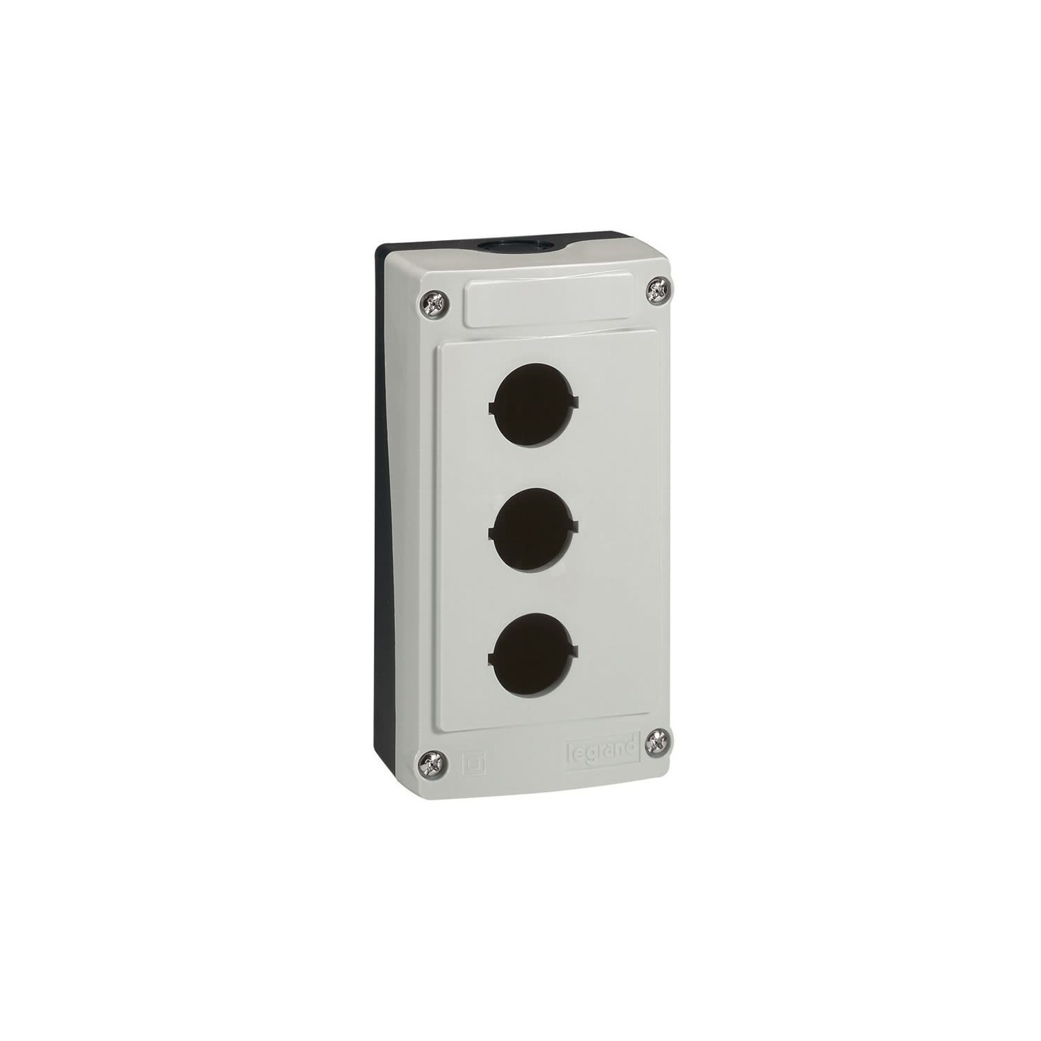 CAJA VACIA D/TERMOPLASTICO PARA PULSADOR DE 3 ORIFICIOS 22MM IP66 24203 LEGRAND1