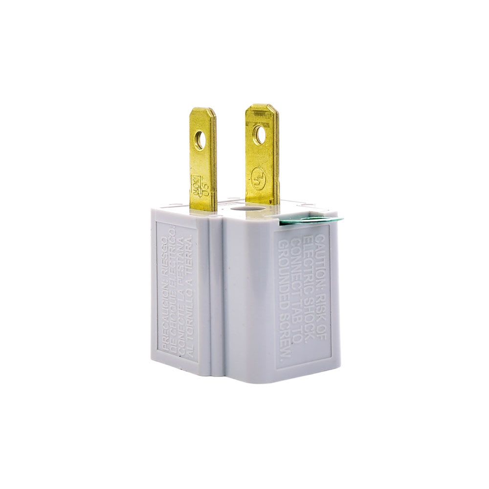 ADAPTADOR ELIMINADOR DE LINEA TIERRA 2X15A 274-NP LEVITON1