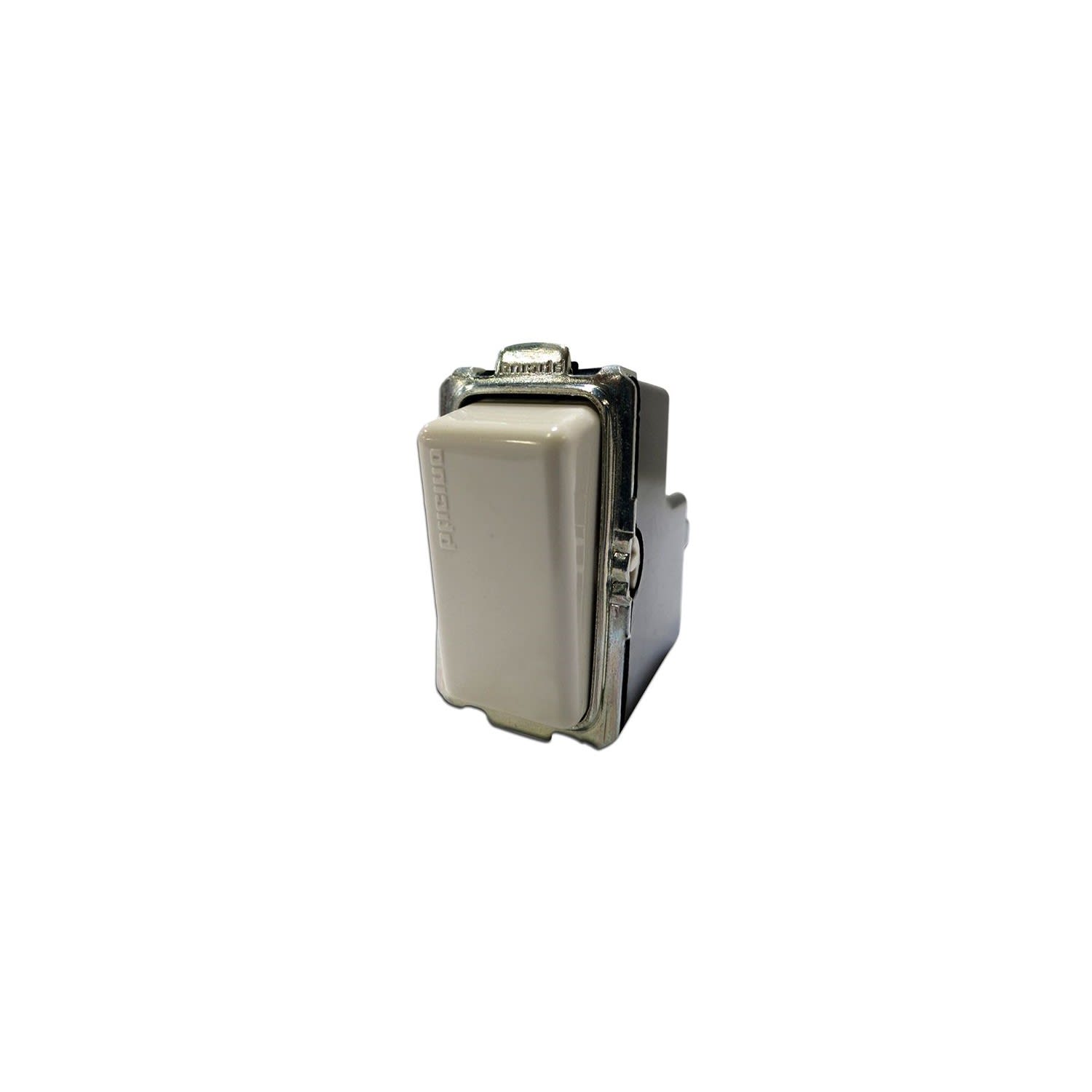 INTERRUPTOR UNIPOLAR 16A 250V 1 MODULO LIVING-LIGHT SIN CUBRE TECLA L4001/0 BTICINO