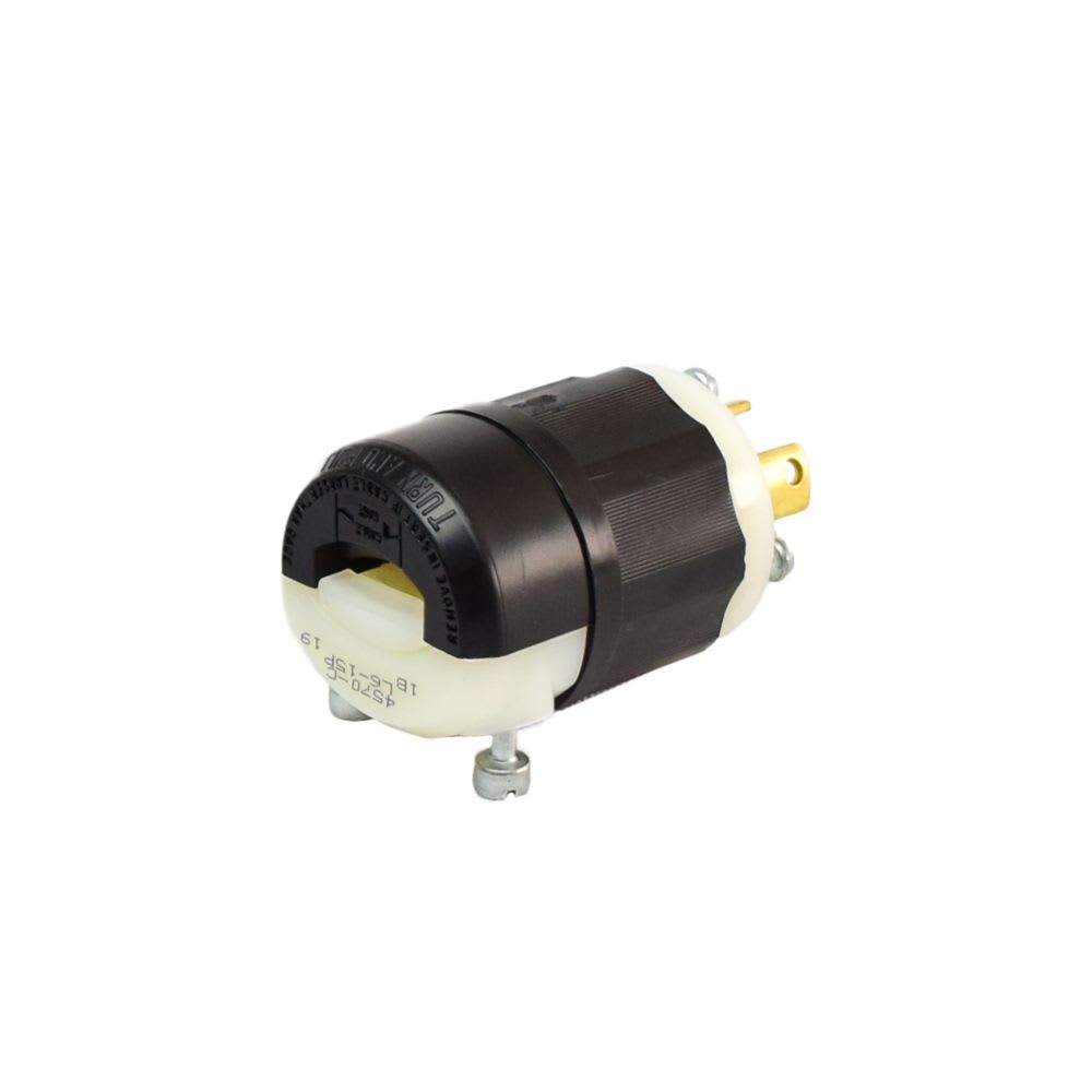 ENCHUFE DE TORSIoN 2X15A+T 250V NEMA L6-15P NYLON 4570-C LEVITON2