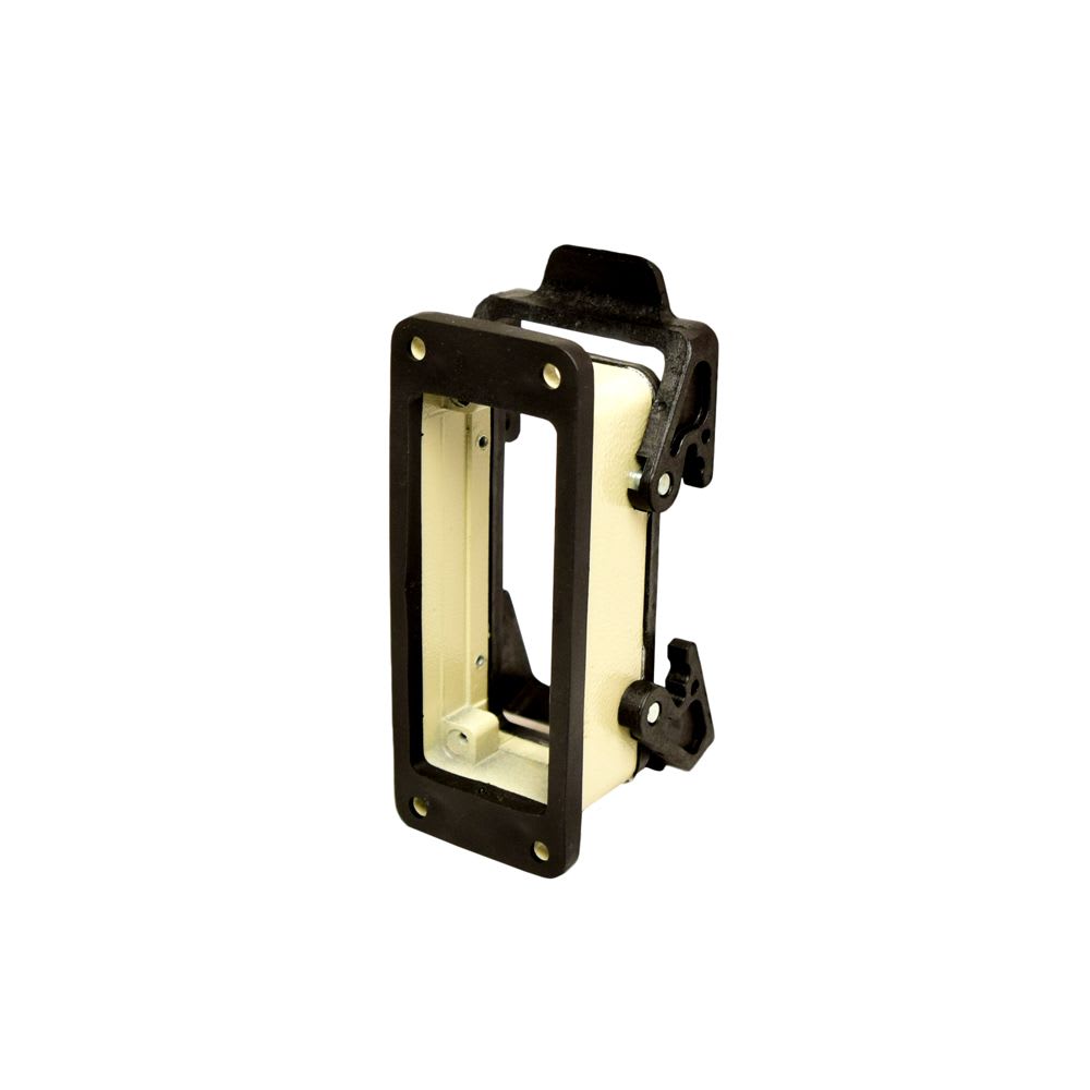 BASE P/CONECTOR MULTIPOLO DE METAL P/EMBUTIR C/2 PALANCAS 16 POLOS PB16B KAP1