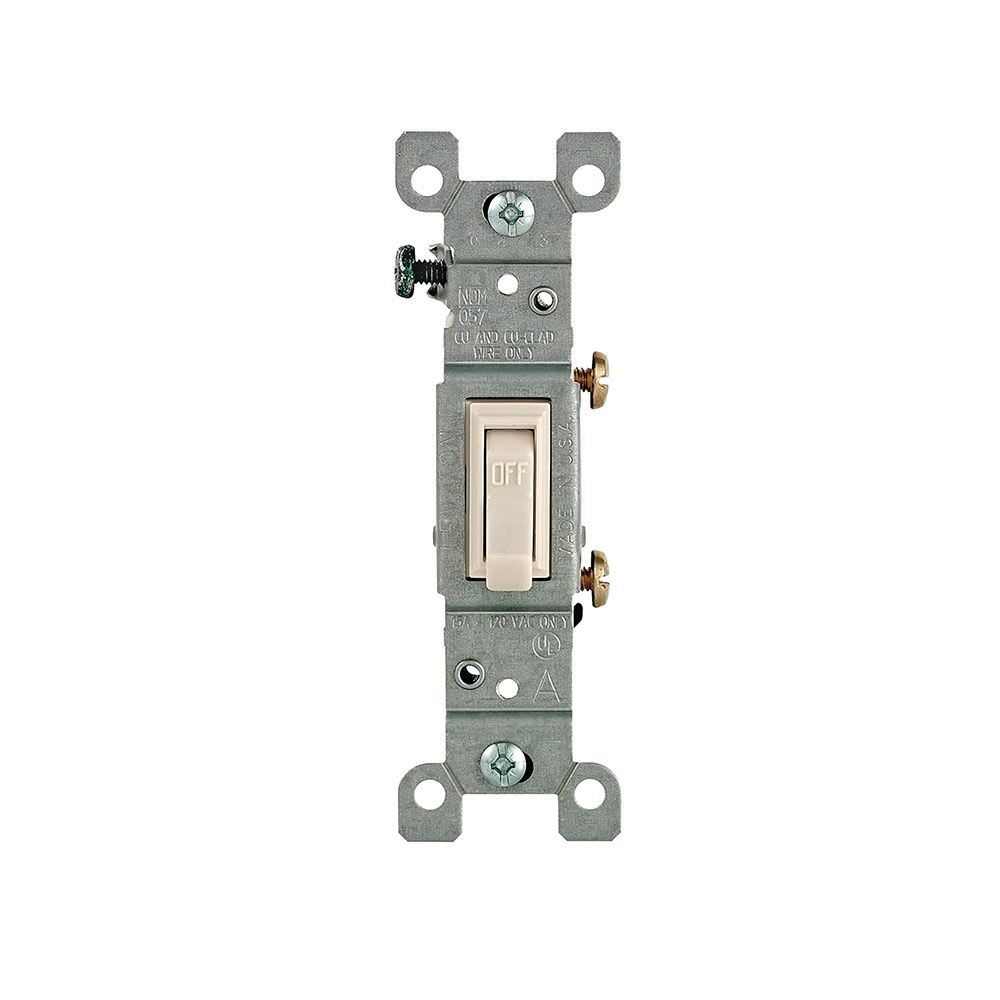INTERRUPTOR DE PALANCA UNIPOLAR. USO RESIDENCIAL 15A-120V 1451-ICP LEVITON1
