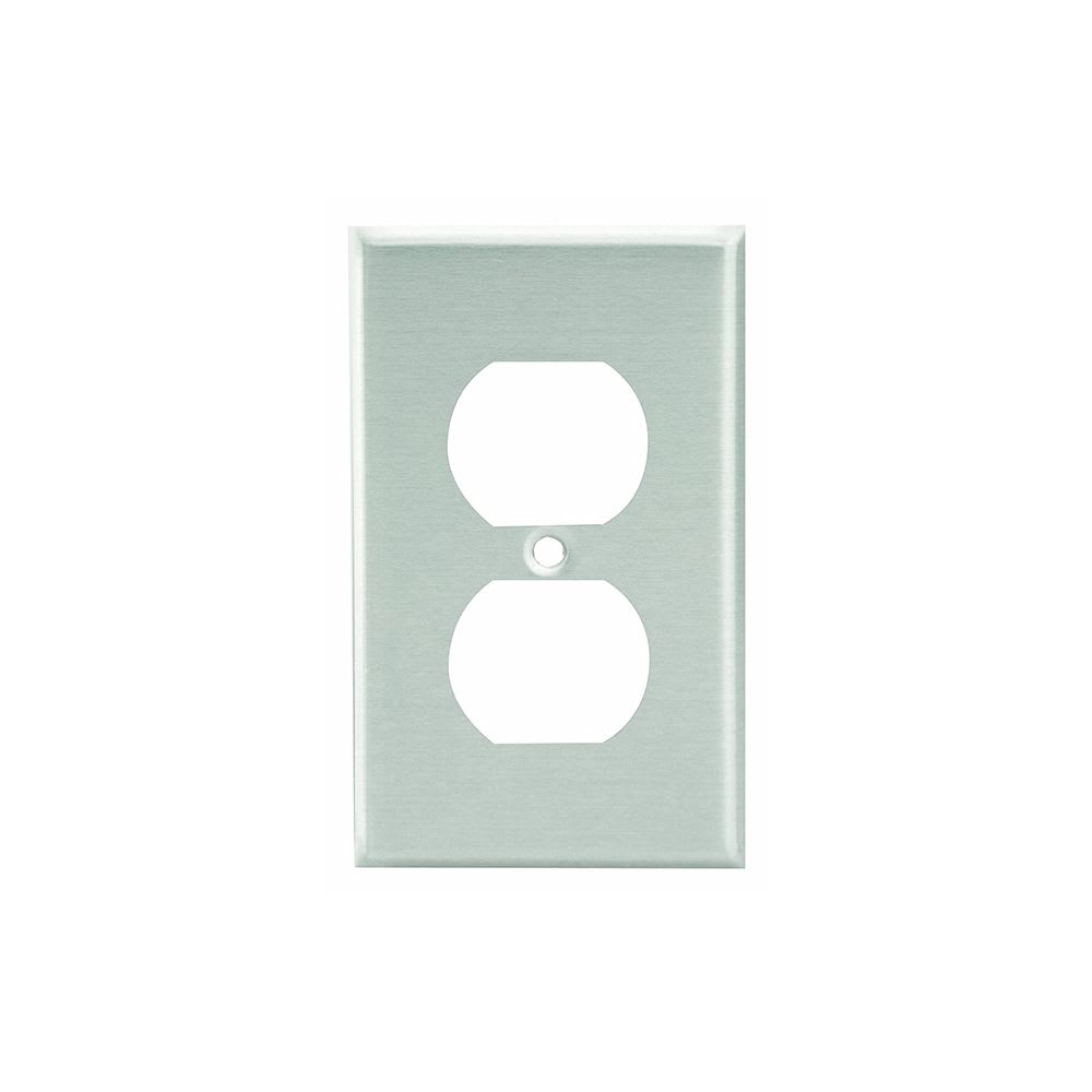 PLACA PARA TOMACORRIENTE DOBLE DE ALUMINIO 83003 LEVITON