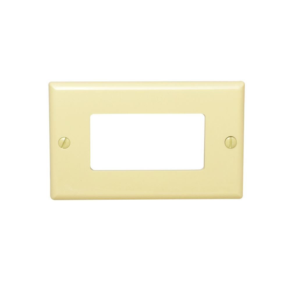 PLACA DECORA (1 GANG) DE NYLON MARFIL 80401-NI LEVITON1