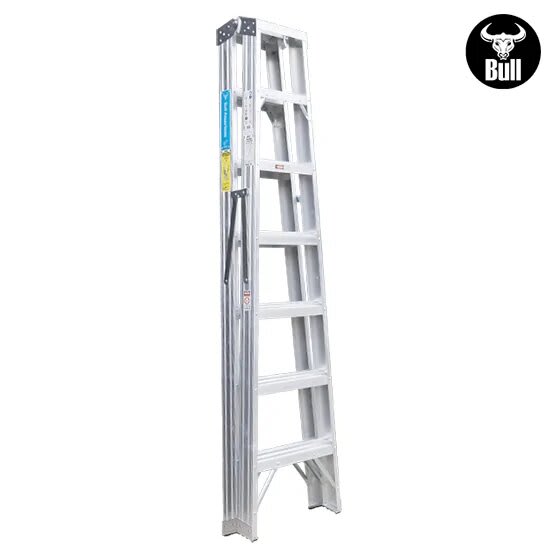 ESCALERA ALUMINIO TIJERA DOBLE ACCESO 7 PASOS 150KG 2.13M ATD150-7IA AMERICAN BULL4