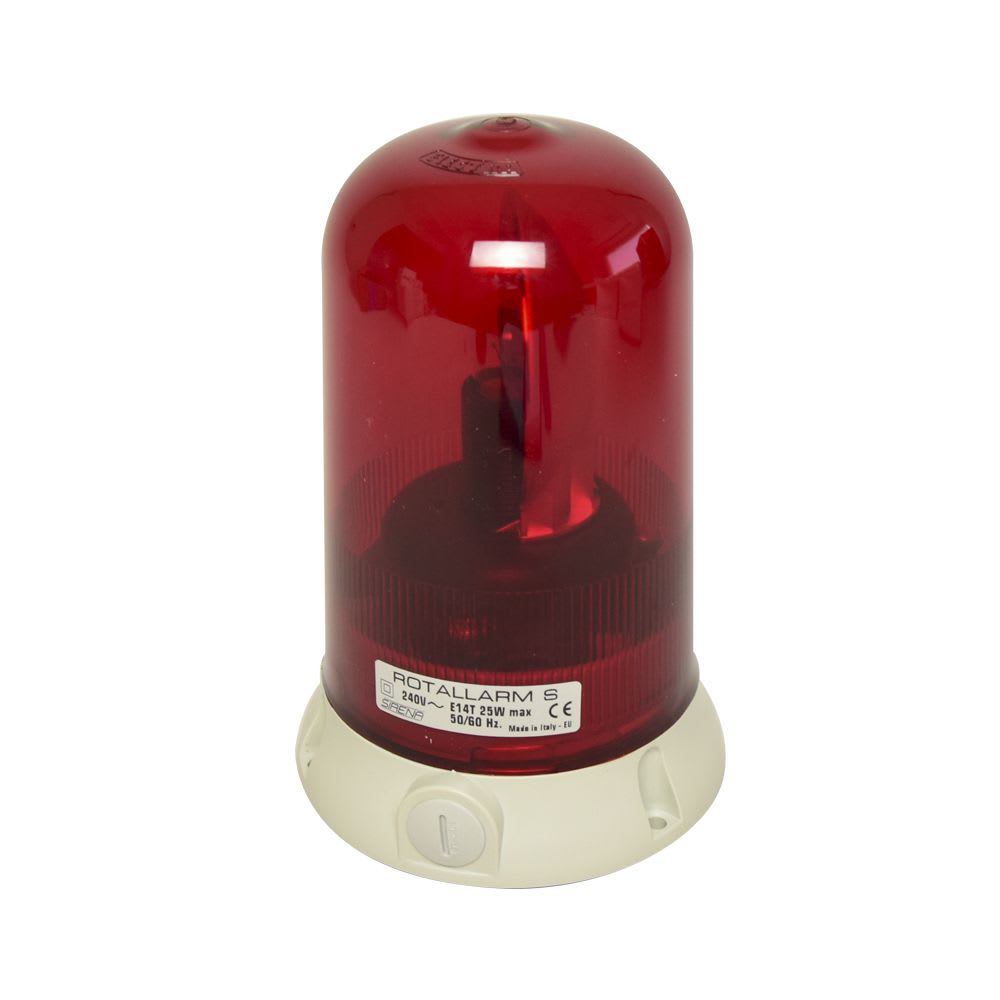 BALIZA INDUSTRIAL ROTATIVA ROJO 240VAC IP65 63051 SIRENA1