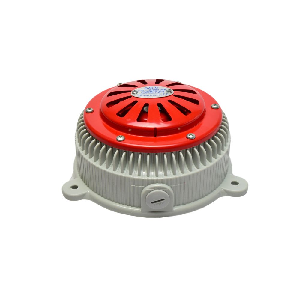 BOCINA ELECTROMECANICA 240VAC 106DB IP54 SAI-C 42259 SIRENA