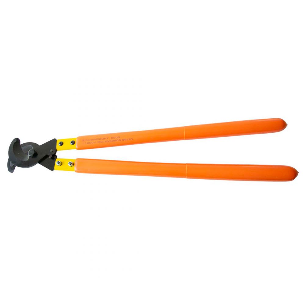 ALICATE CORTA CABLE C/MANGO LARGO L=830MM APERTURA D=44MM C800 DERANCOURT