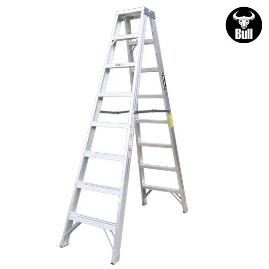 ESCALERA ALUMINIO TIJERA DOBLE ACCESO 8 PASOS 150KG 2.44M ATD150-8IA AMERICAN BULL3