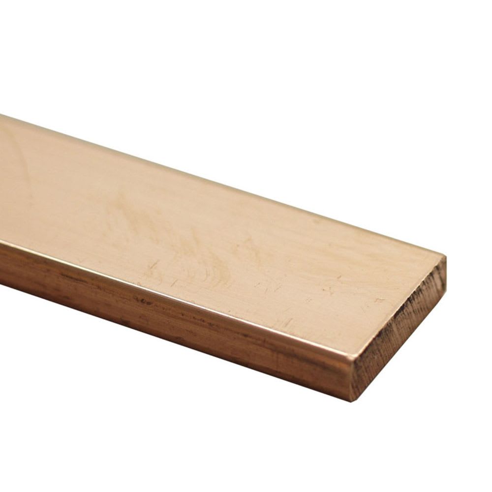 PLATINA DE COBRE DURO DESNUDO 10X100MM 6MTS PLCD TECNOFIL