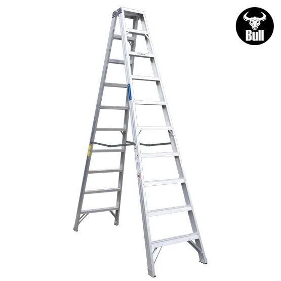 ESCALERA ALUMINIO TIJERA DOBLE ACCESO 10 PASOS 150KG 3.05M ATD150-10IA AMERICAN BULL2