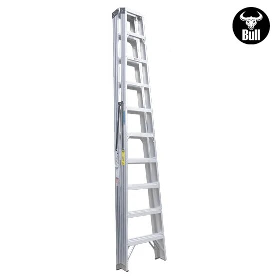 ESCALERA ALUMINIO TIJERA DOBLE ACCESO 10 PASOS 150KG 3.05M ATD150-10IA AMERICAN BULL4