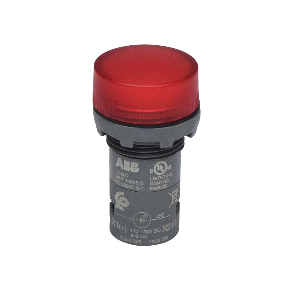 PILOTO ROJO LED 110/130VDC 22MM IP66 INTEGRADO 1SFA619403R5151 ABB