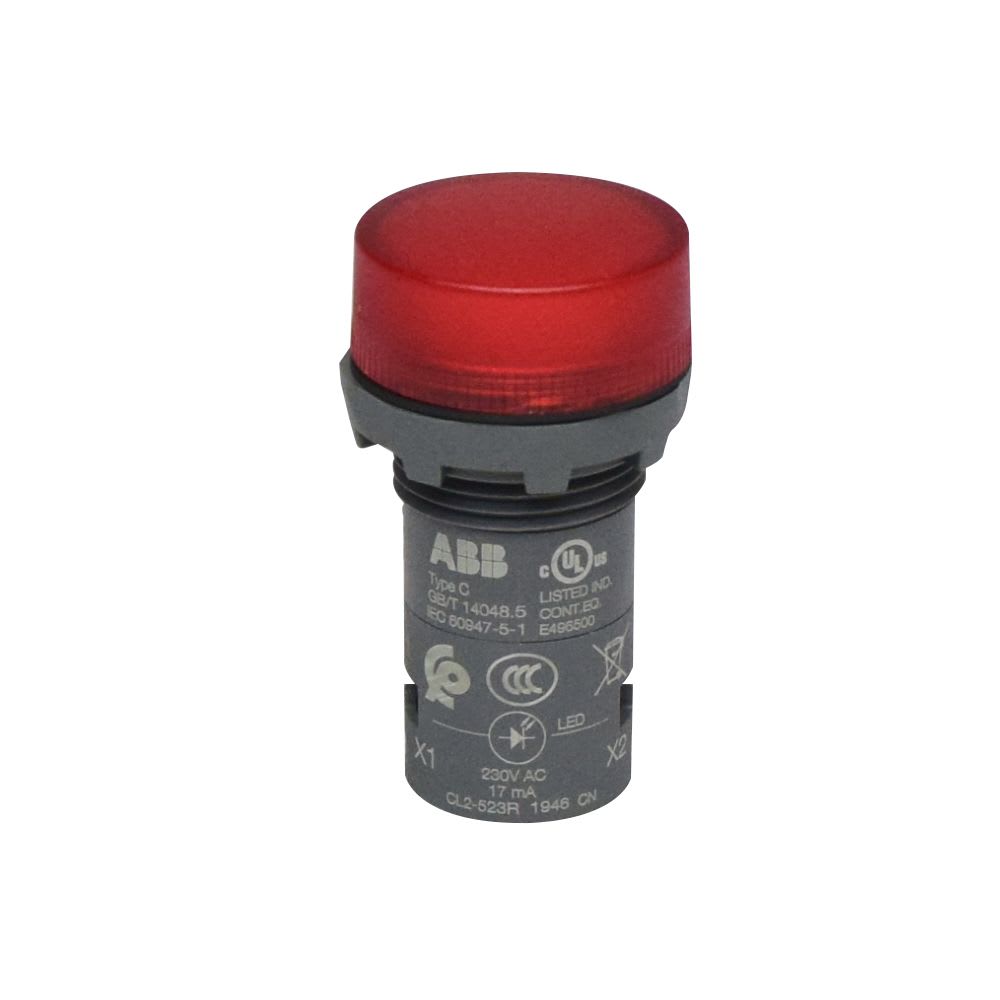 PILOTO ROJO LED 230VAC 22MM IP66 INTEGRADO 1SFA619403R5231 ABB1