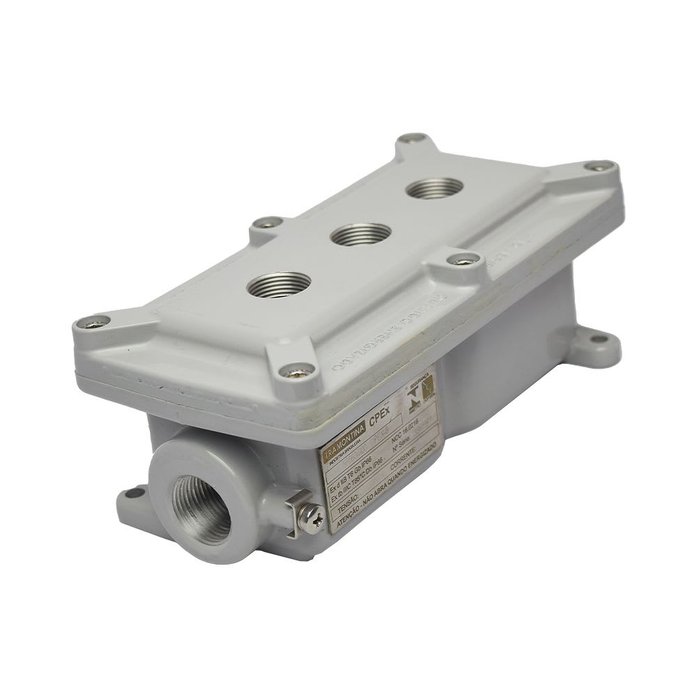 BOTONERA PARA 3 ACCIONAMIENTOS 22MM 2 SALIDAS 3/4'' CL1.ZONA 1 56563/000 TRAMONTINA1