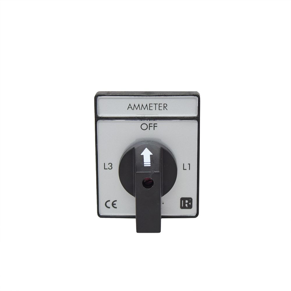 CONMUTADOR AMPERIMETRICO OFF-L1/L2/L3 10A CAMP.TRIF.4P.10.L RISHABH