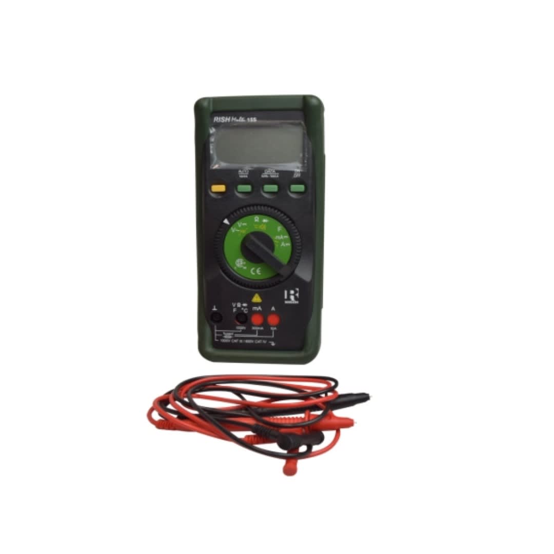 MULTIMETRO DIGITAL 1000VAC/DC 10A AC/DC 30MOHMS 30UF RISHMULTI 15S RISHABH1