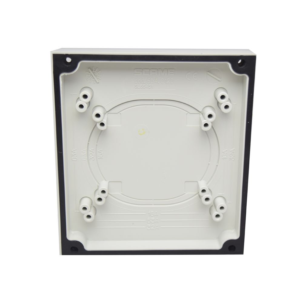 TAPA CIERRE IP66/67 CIEGA PARA CAJA DOMINO 654.012 SCAME2