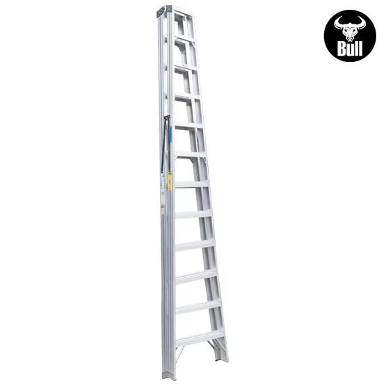 ESCALERA ALUMINIO TIJERA DOBLE ACCESO 12 PASOS 150KG 3.66M ATD150-12IA AMERICAN BULL4