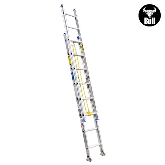 ESCALERA ALUMINIO TELESCOPICA 16 PASOS 102KG 4.05M ATT102-16II AMERICAN BULL2