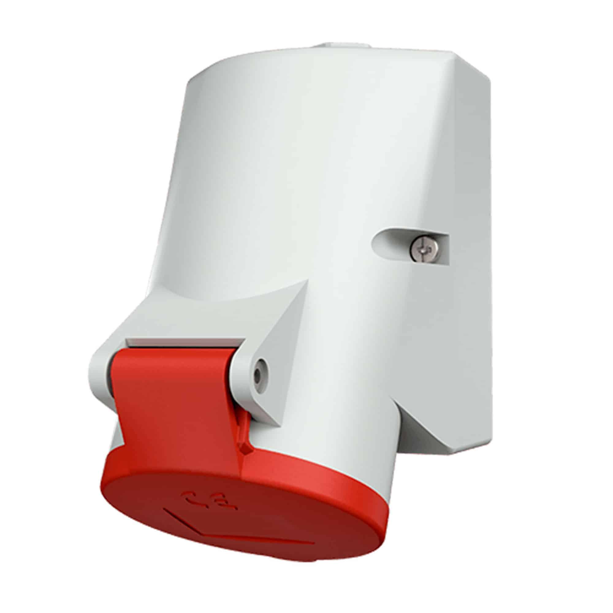 TOMA VISIBLE 16AMP 2P+T 415V ROJO 9H IP44 MENNEKES1