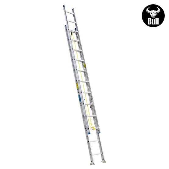 ESCALERA ALUMINIO TELESCOPICA 24 PASOS 102KG 6.56M ATT102-24II AMERICAN BULL2