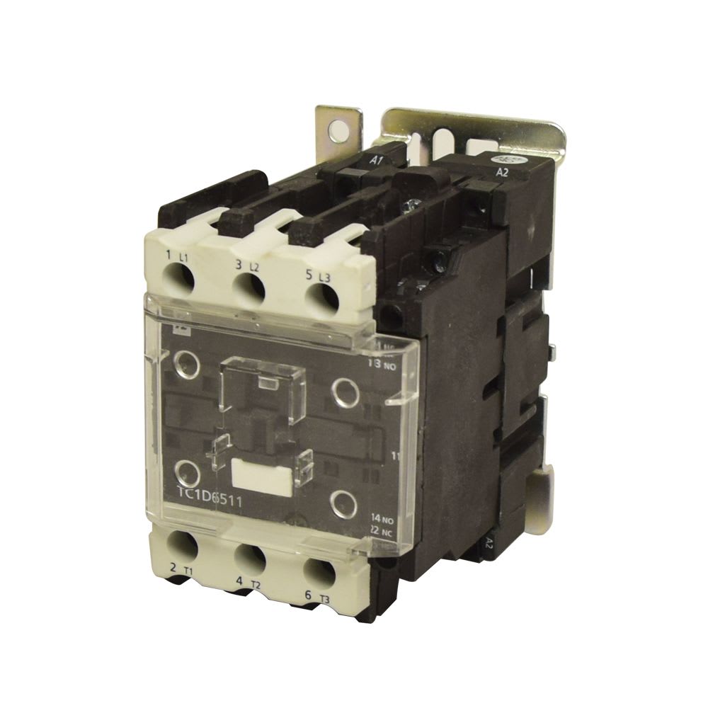 CONTACTOR 65A(AC3) 80A(AC1) 690V 3P 1NA+1NC 220VAC TC1D6511M6 TC1