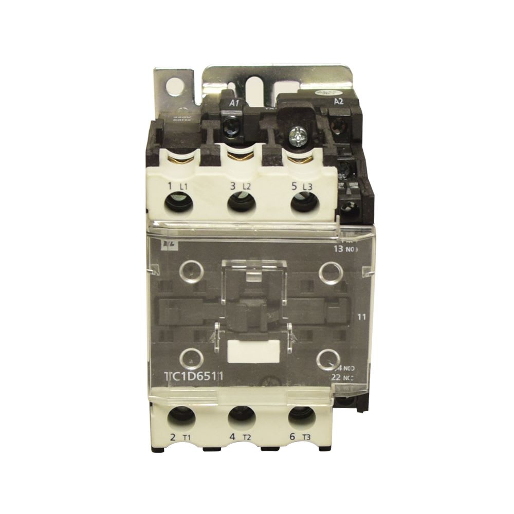 CONTACTOR 65A(AC3) 80A(AC1) 690V 3P 1NA+1NC 220VAC TC1D6511M6 TC2