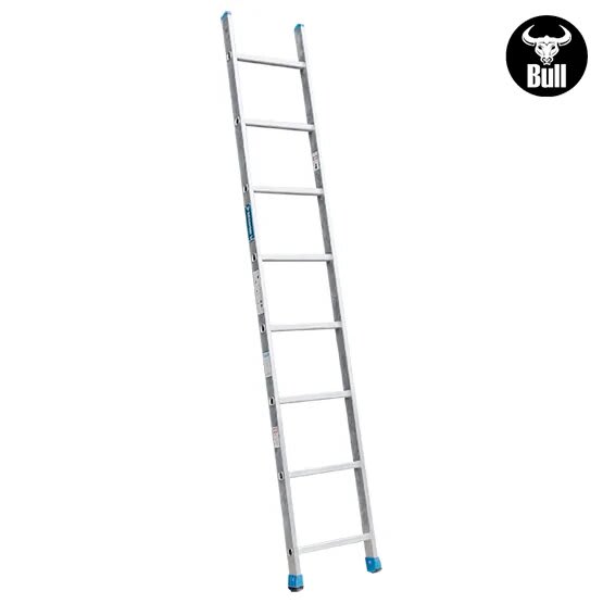 ESCALERA ALUMINIO TIPO ARRIMO 8 PASOS 150KG 2.44M AA150-8IA AMERICAN BULL2
