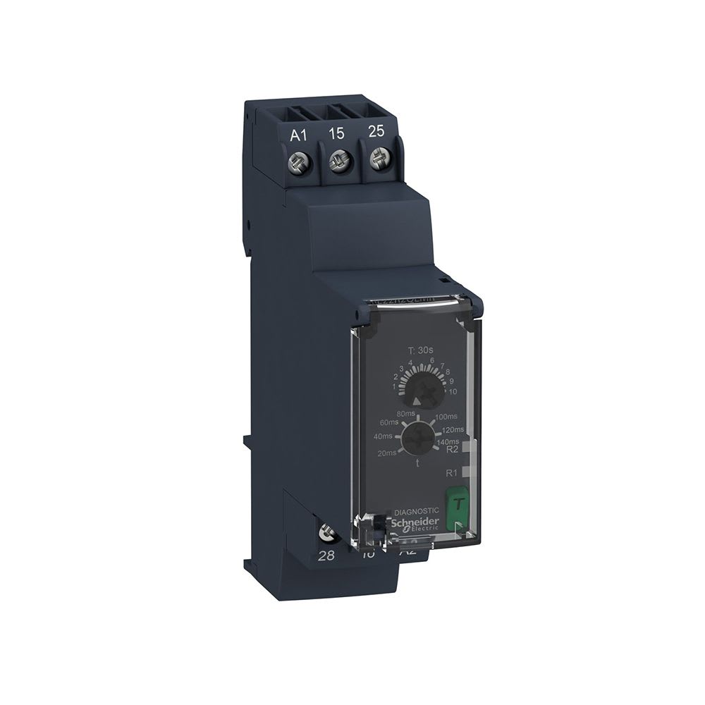 TEMPORIZADOR ELECTRONICO ESTRELLA-TRIANG 0.3-30S 24-240VAC/DC 2NA/NC RE22R2QEMR SCHNEIDER ELECTRIC1