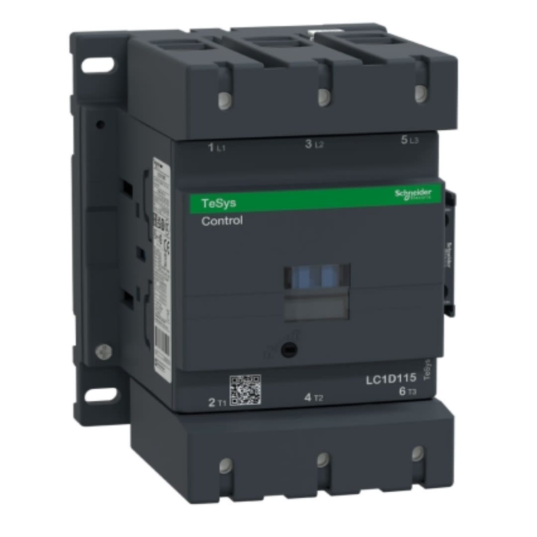CONTACTOR 115A(AC3) 200A(AC1) 1000V 3P 1NA+1NC 110VAC LC1D115F7 SCHNEIDER ELECTRIC2