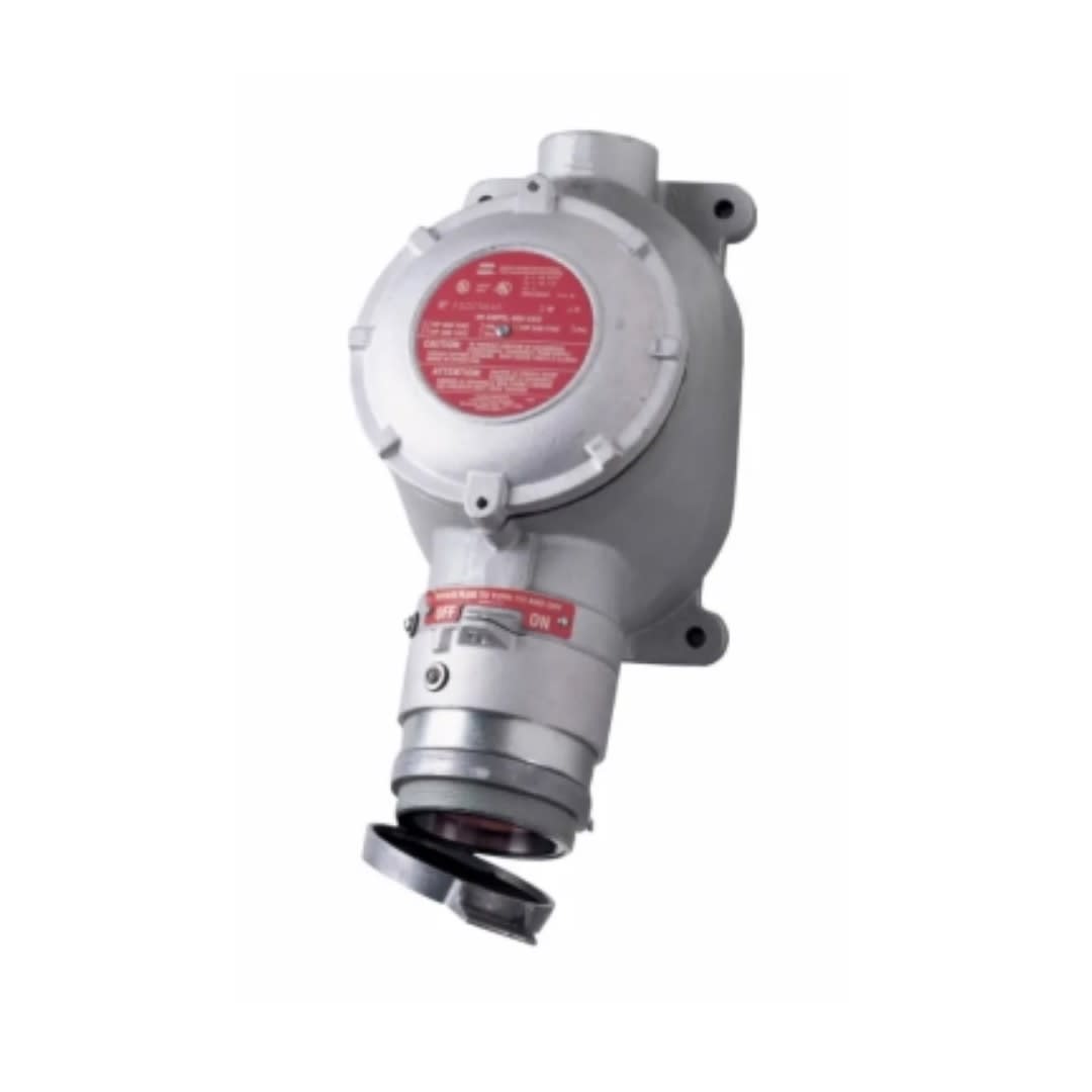 TOMACORRIENTE PARA ADOSAR/ENCLAVAMIENTO 2X30A+T 600V 2 SALIDAS 3/4CL1 DIV1 UL FSQC2320 CROUSE HINDS1