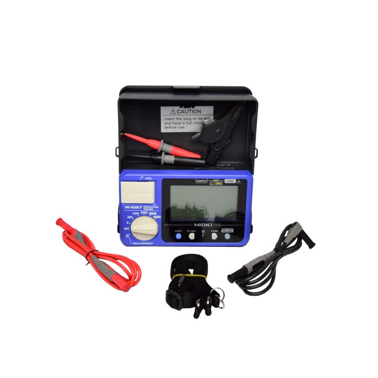 MEGOHMETRO DIGITAL 1KV/4GOHMS CAT III-600V IR4057-90 HIOKI