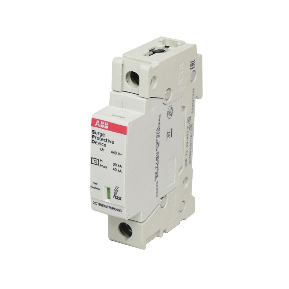 LIMITADOR DE SOBRETENSION T2 1P 40KA 440V 230V 2CTB803871R1200 ABB