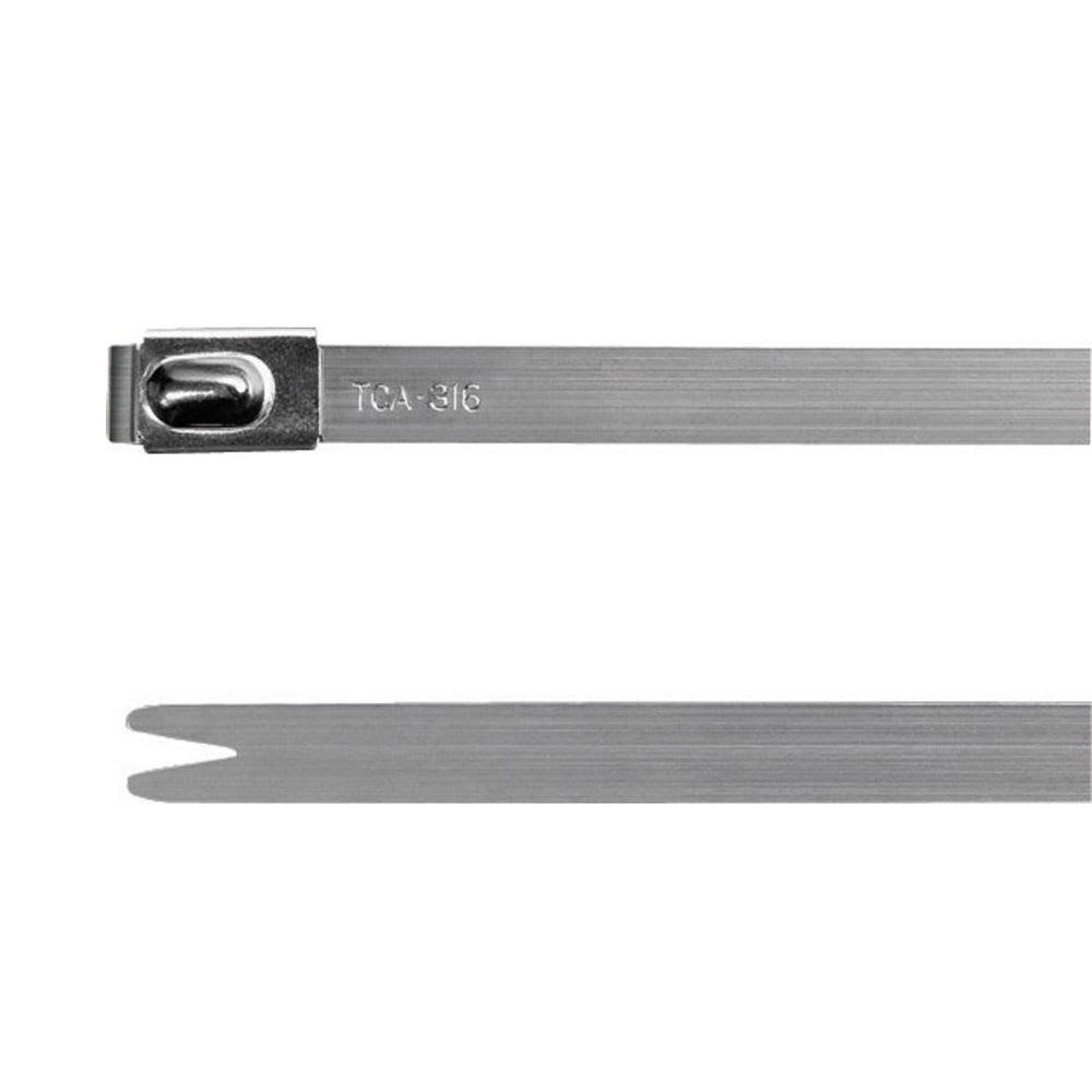 CINTA DE ACERO INOXIDABLE 4.6MM L=201MM SS316 X 100UND 111-93089 HELLERMANNTYTON