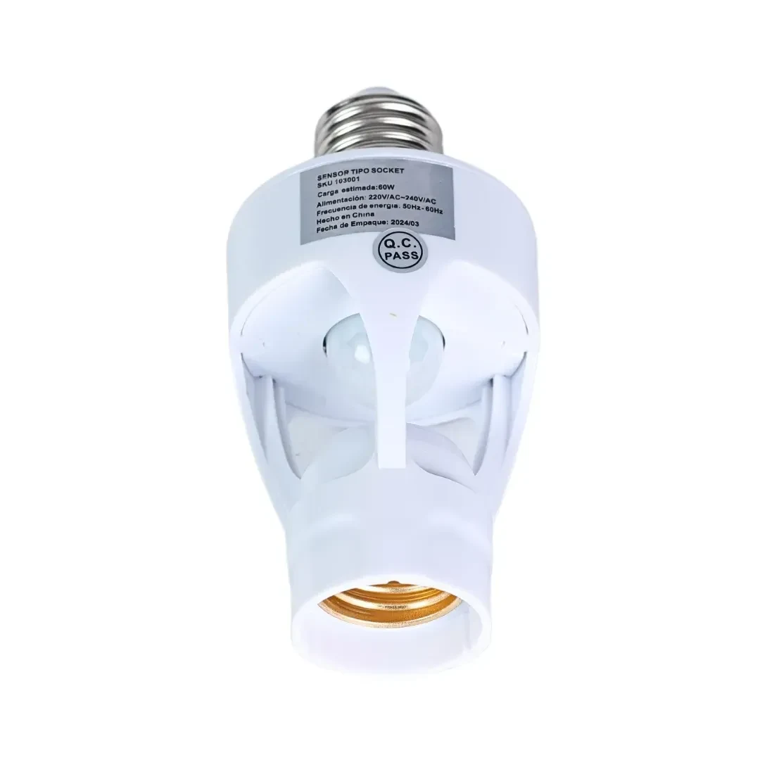 SENSOR DE MOVIMIENTO TIPO SOCKET FLH02 BLANCO WERKEN3