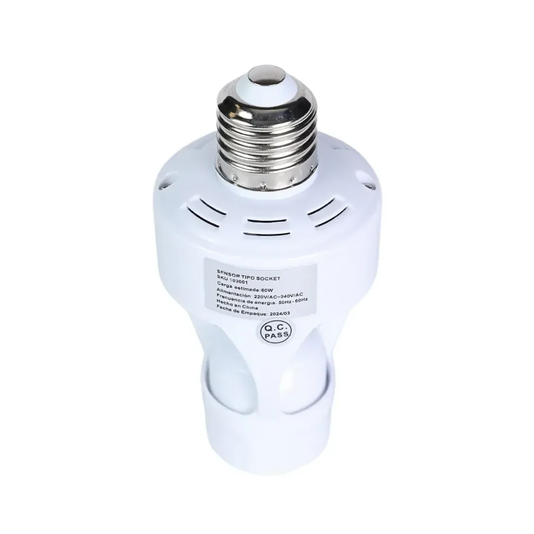 SENSOR DE MOVIMIENTO TIPO SOCKET FLH02 BLANCO WERKEN4
