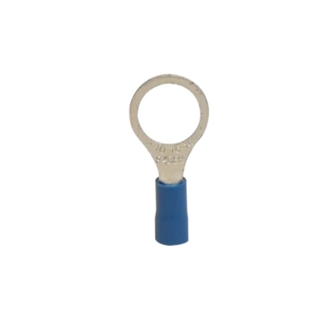 TERMINAL ANILLO AISLADO 14-16AWG 5/16'' (8.4MM) AZUL X100UND RV 2-8 KESS