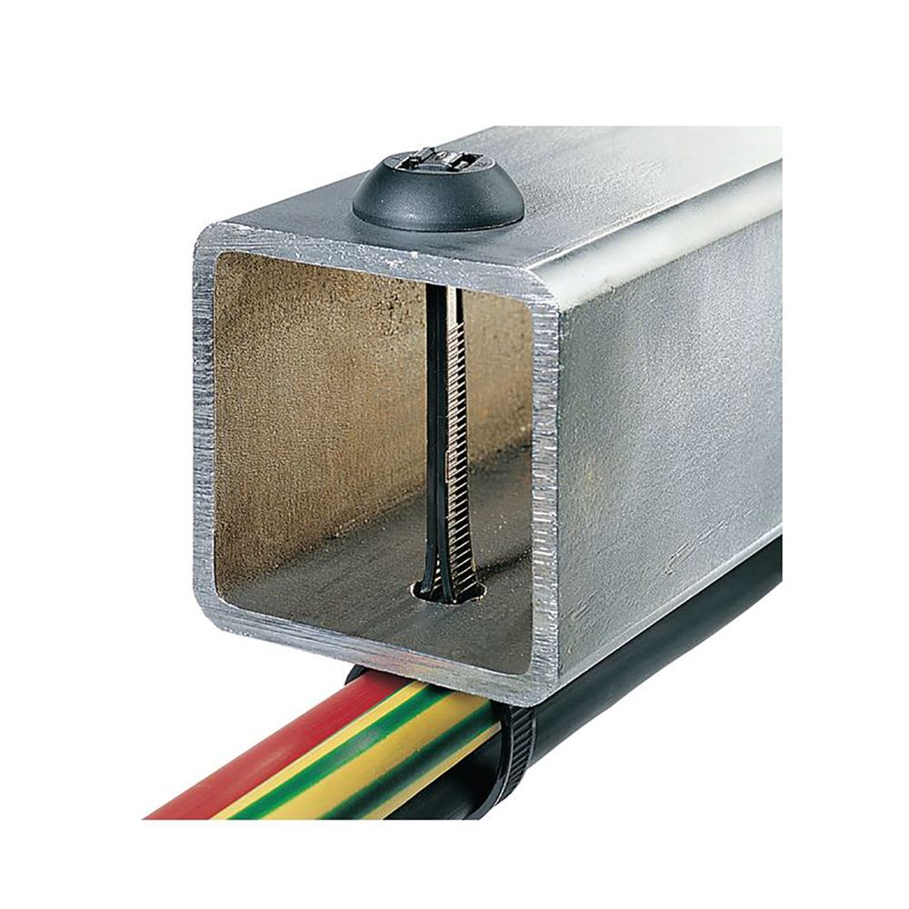 CINTILLO SISTEMA PFC-300 NEGRO 300X6MM X100UND UV 132-00020 HELLERMANNTYTON