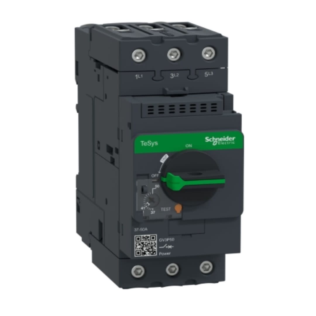 GUARDAMOTOR REGULABLE 37-50A 100KA 690VAC TIPO P GV3P50 SCHNEIDER ELECTRIC2